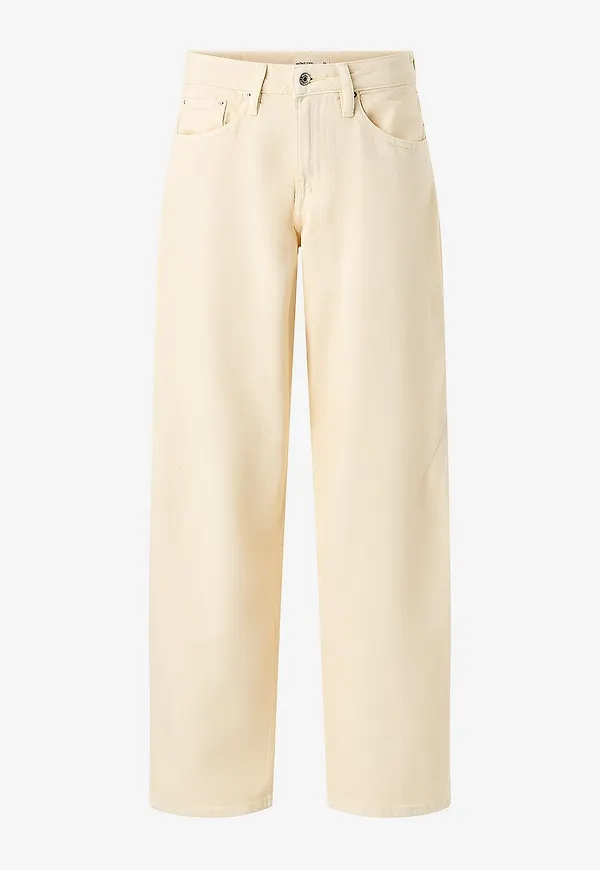 Gina Tricot - Jeans Baggy Barrel - Beige