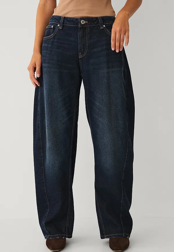 Gina Tricot - Jeans Barrel jeans - Blå