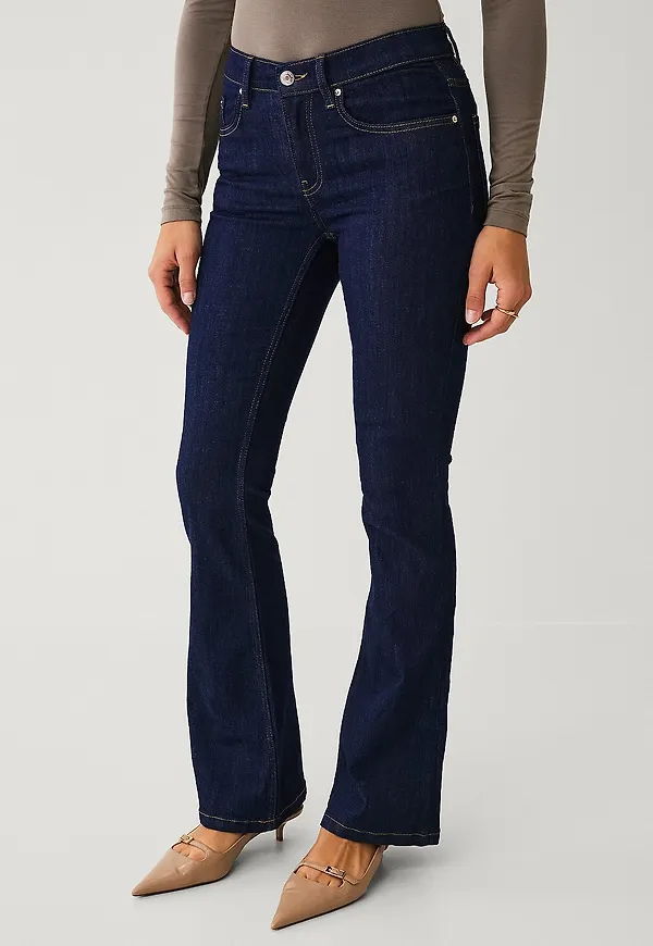 Gina Tricot - Jeans Low Waist Bootcut - Blå