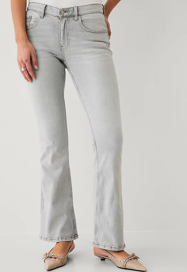 Gina Tricot - Jeans Low Waist Bootcut - Grå