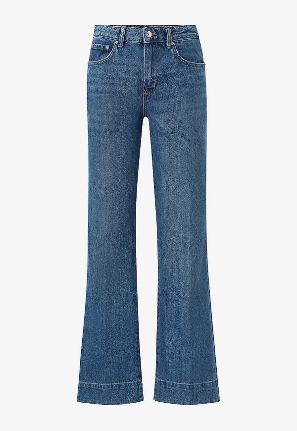Gina Tricot - Jeans Scandi Straight - Blå
