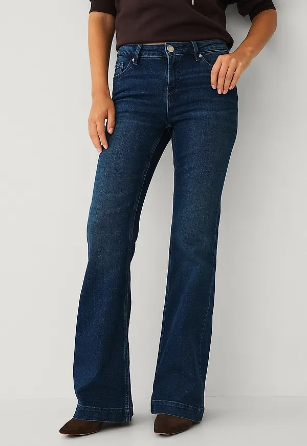 Gina Tricot - Jeans Shape up flare jeans - Blå