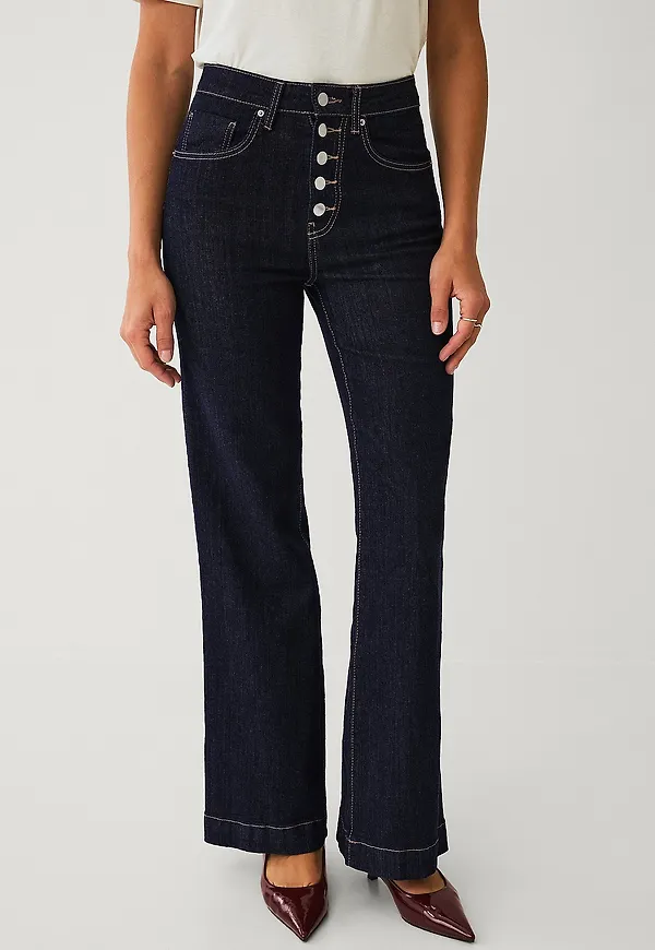 Gina Tricot - Jeans Tailored Flare - Blå
