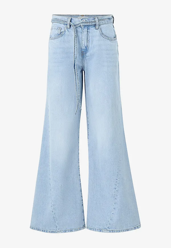 Gina Tricot - Jeans Twisted Wide Jeans - Blå
