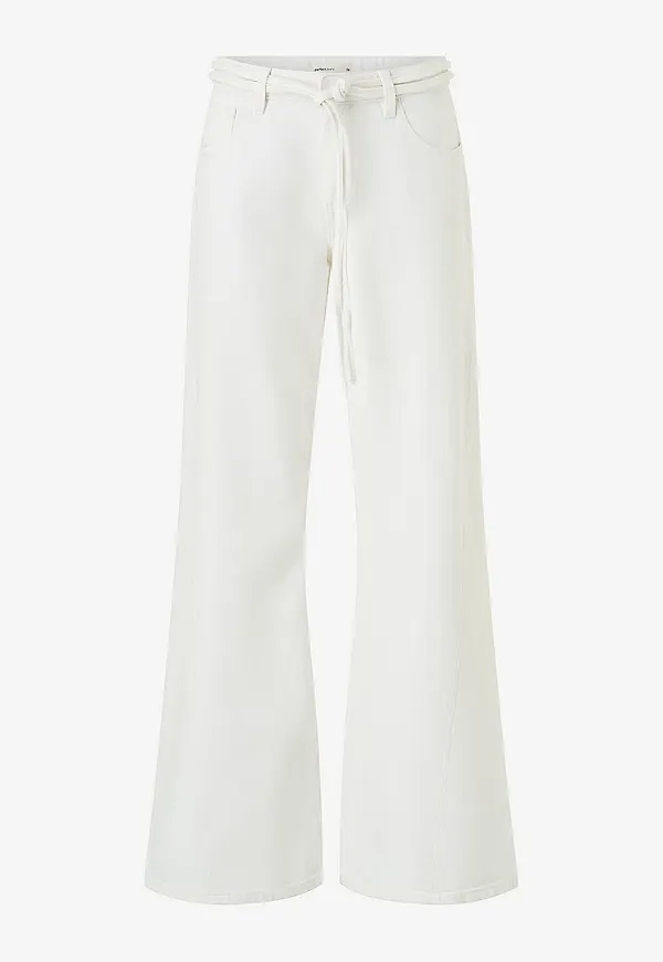 Gina Tricot - Jeans Twisted Wide Jeans - Vit