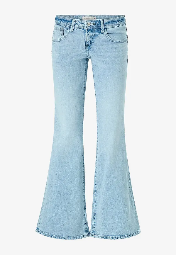Gina Tricot - Jeans Ultra Low Flare - Blå