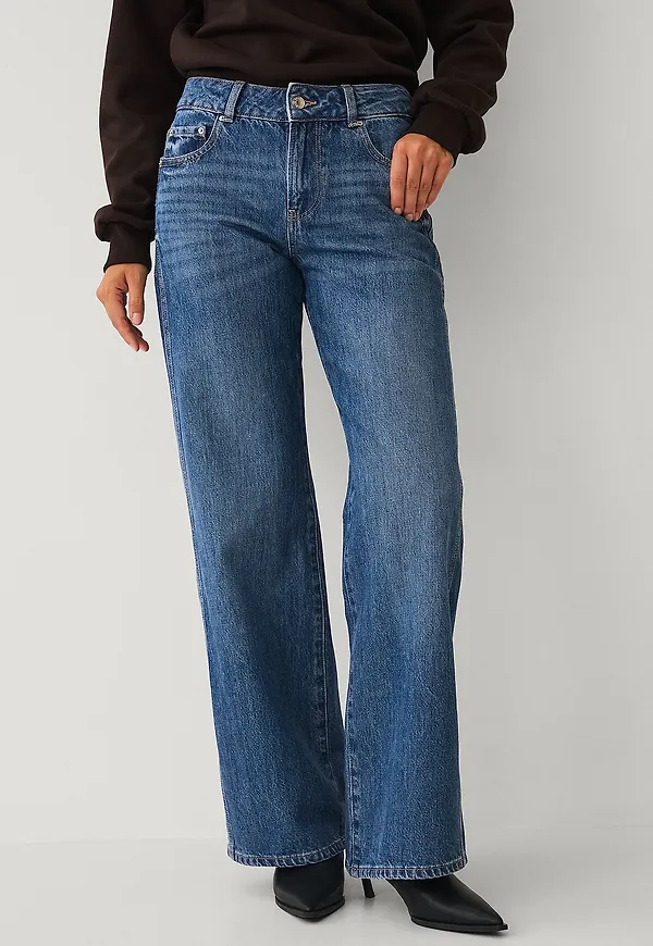 Gina Tricot - Jeans Wide flare jeans - Blå