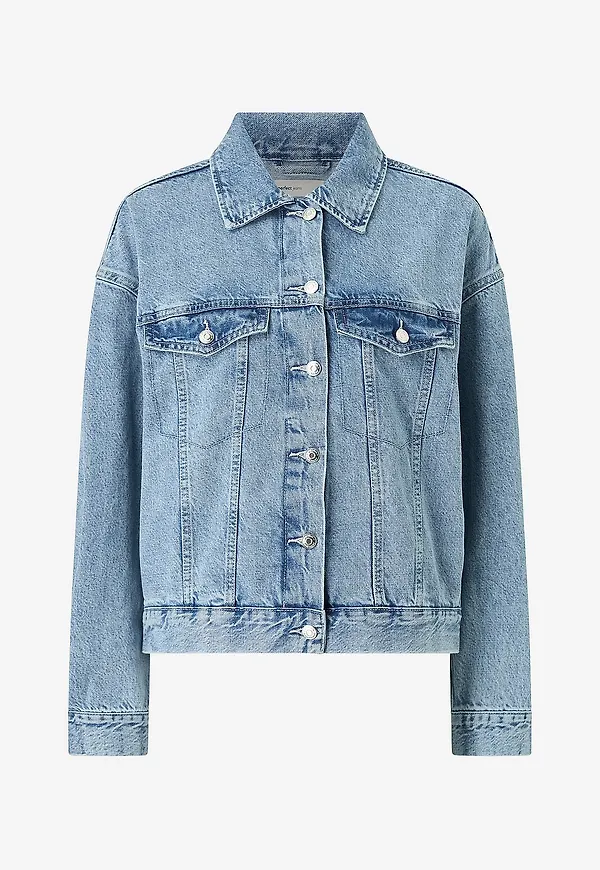 Gina Tricot - Jeansjacka Loose Denim Jacket - Blå