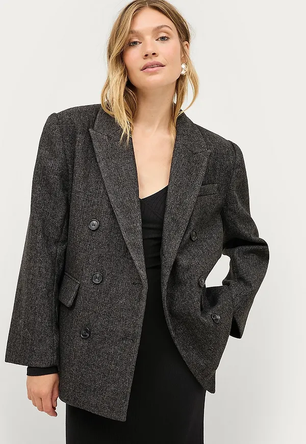Gina Tricot - Kavaj Blazer Jacket - Grå