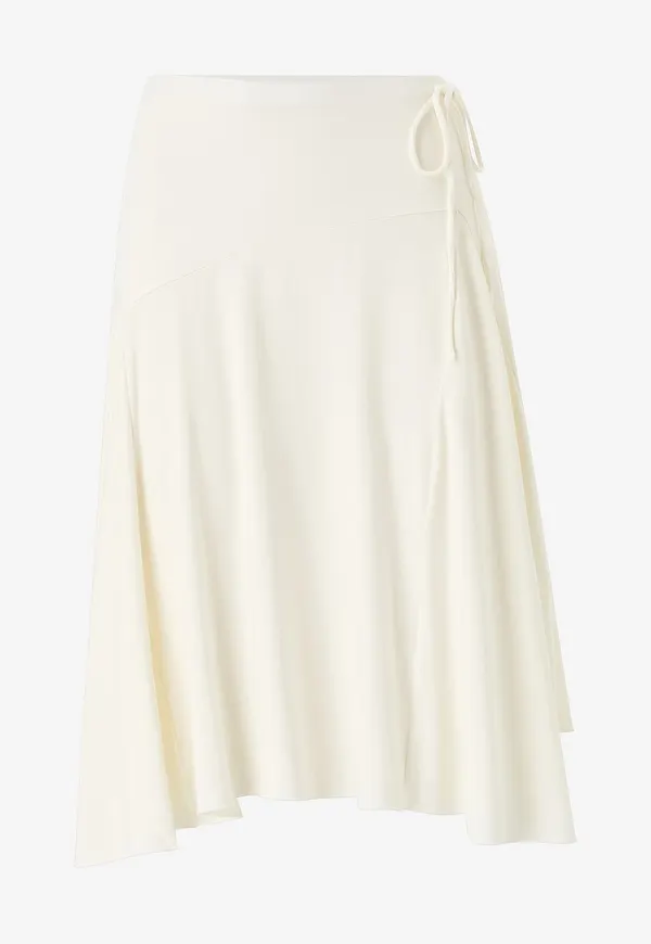 Gina Tricot - Kjol Asymmetric - Vit