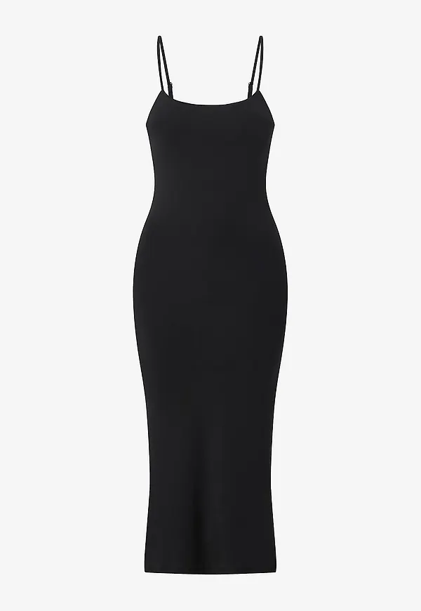 Gina Tricot - Klänning 90s Midi - Svart