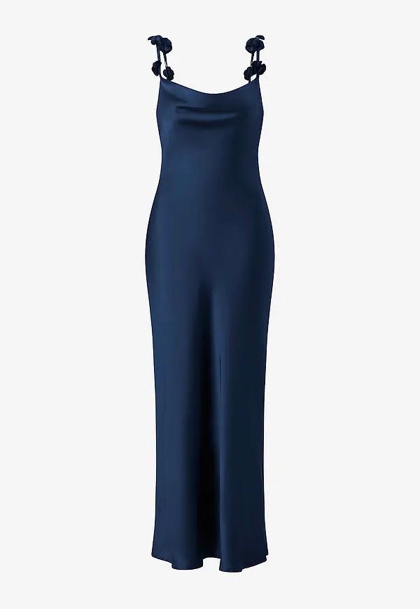 Gina Tricot - Klänning Cowl Neck - Blå