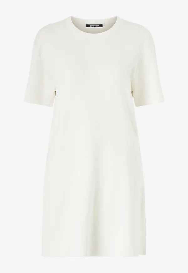 Gina Tricot - Klänning Knitted Dress - Vit