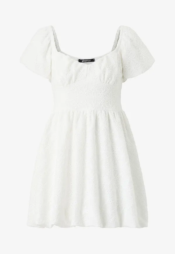 Gina Tricot - Klänning Mini Dress - Natur