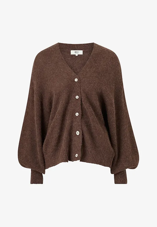 Gina Tricot - Kofta Chunky Knitted Cardigan - Brun