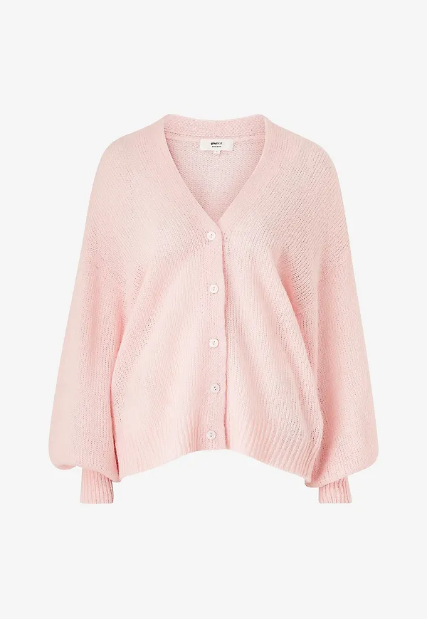 Gina Tricot - Kofta Chunky Knitted Cardigan - Rosa