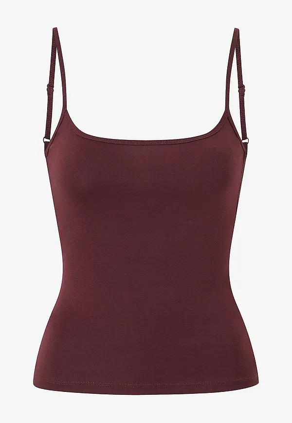 Gina Tricot - Linne Perfect Strap Singlet - Brun