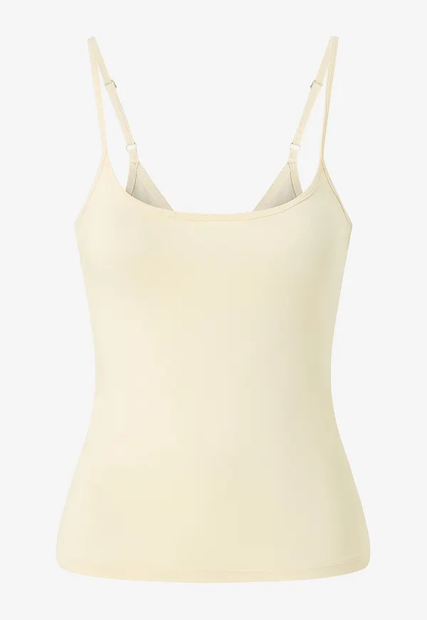 Gina Tricot - Linne Perfect Strap Singlet - Gul
