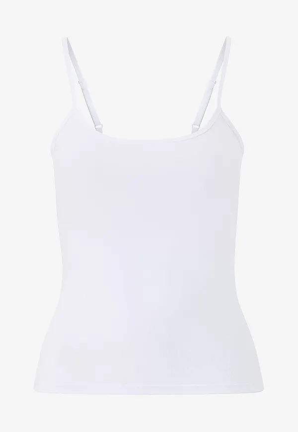 Gina Tricot - Linne Perfect Strap Singlet - Vit