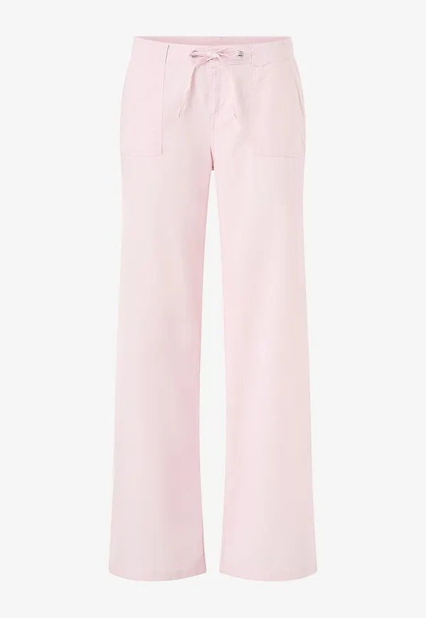 Gina Tricot - Linnebyxor Linen Blend Trousers - Lila