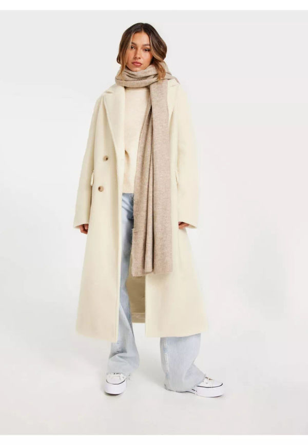 Gina Tricot Marie coat Långa kappor Cream