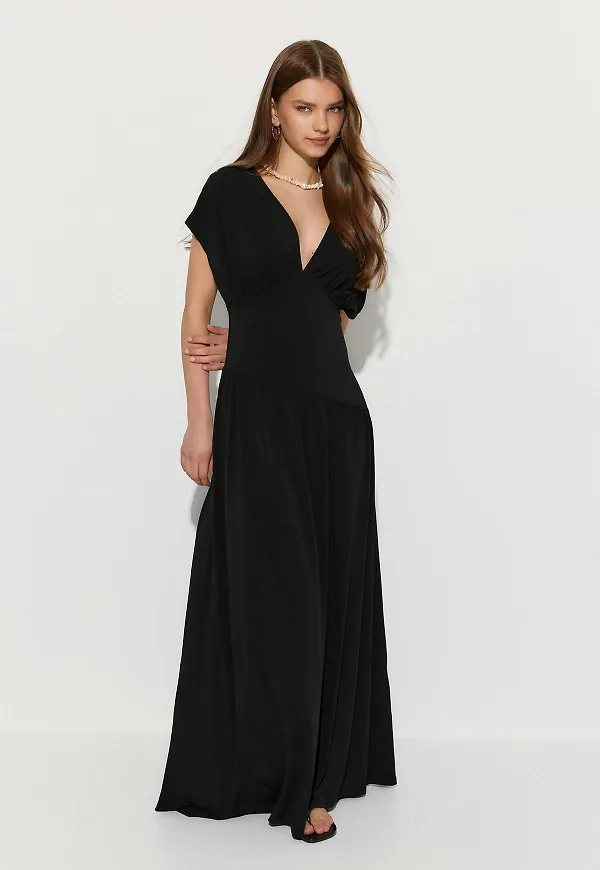 Gina Tricot - Maxi dress - Långklänningar - Svart - XL - Dam