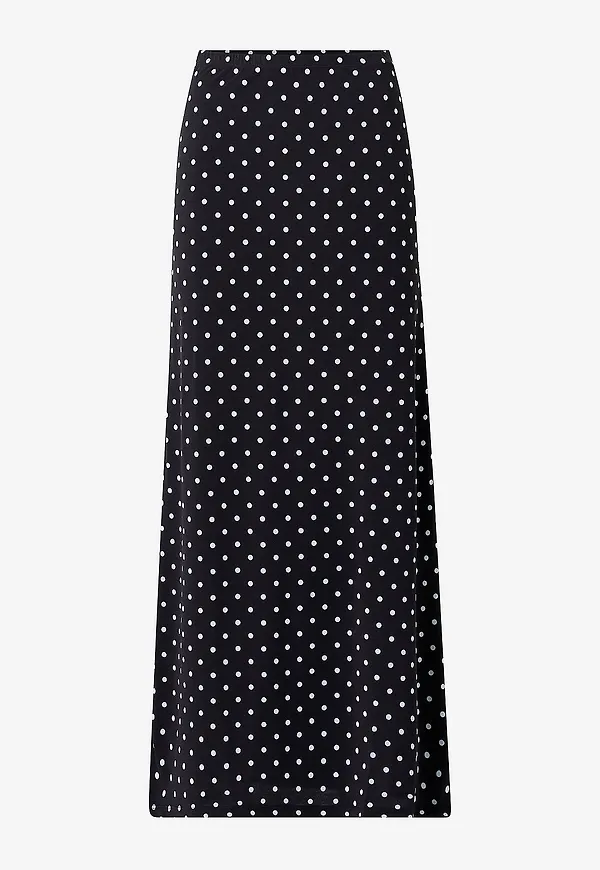 Gina Tricot - Maxikjol Dot - Svart