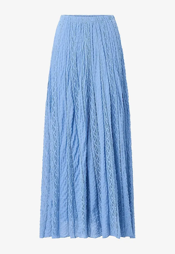 Gina Tricot - Maxikjol Lace Skirt - Blå