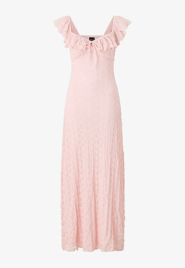 Gina Tricot - Maxiklänning Frill Maxi - Rosa