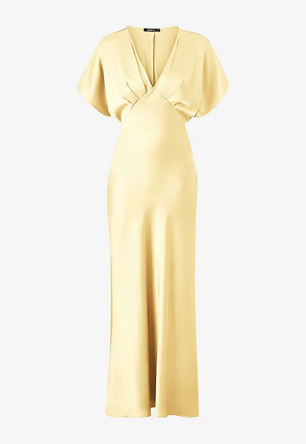 Gina Tricot - Maxiklänning Satin Maxi - Flerfärgad