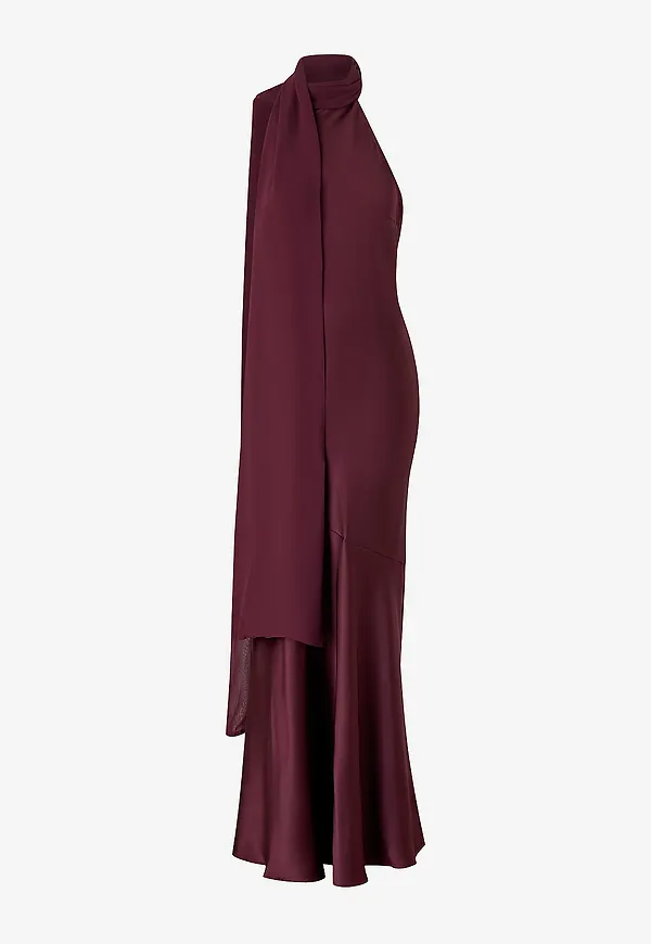 Gina Tricot - Maxiklänning Shawl Maxi Dress - Röd