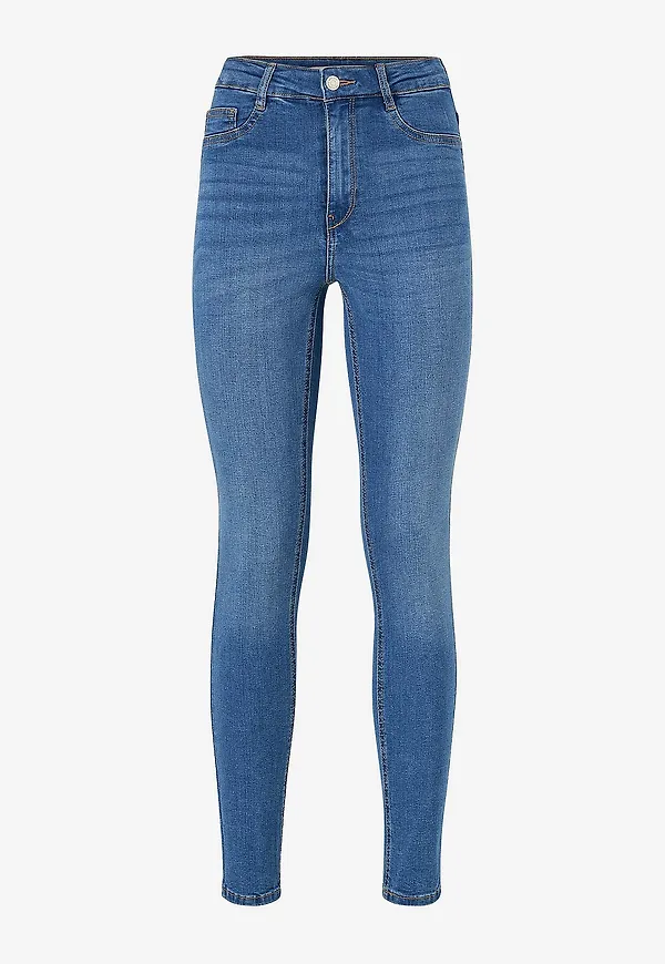 Gina Tricot - Molly high waist jeans - Blå
