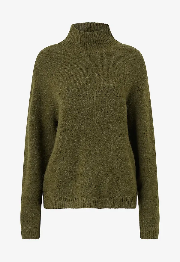 Gina Tricot - Polotröja Knitted turtleneck sweater - Grön