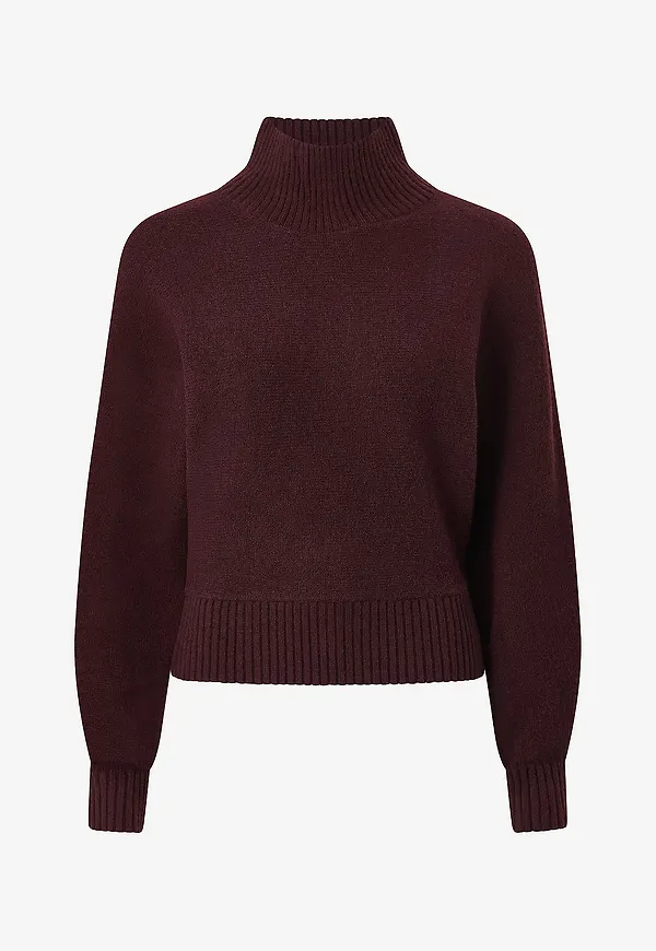 Gina Tricot - Polotröja Knitted turtleneck sweater - Röd