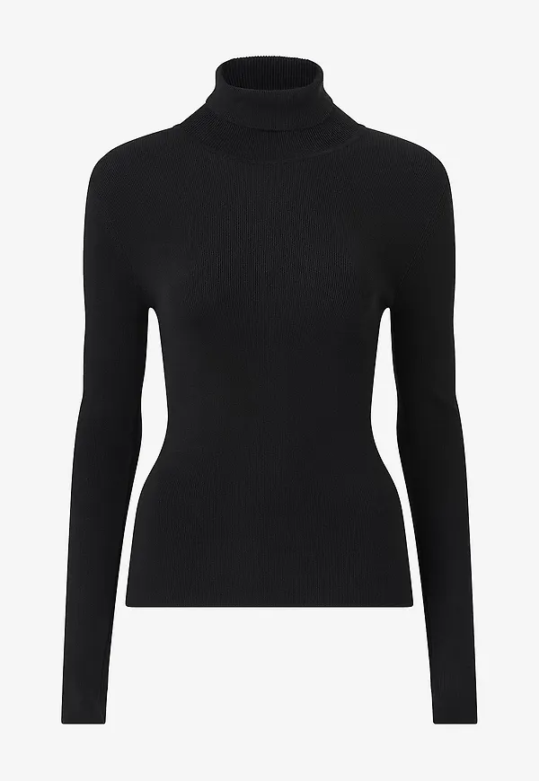 Gina Tricot - Polotröja Knitted turtleneck top - Svart
