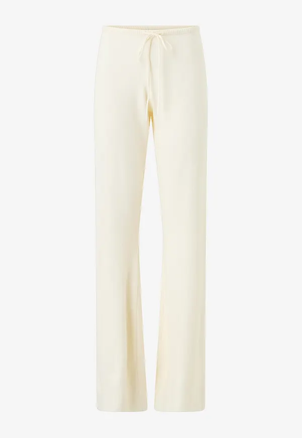 Gina Tricot - Pyjamasbyxor Knitted loungewear trousers - Vit