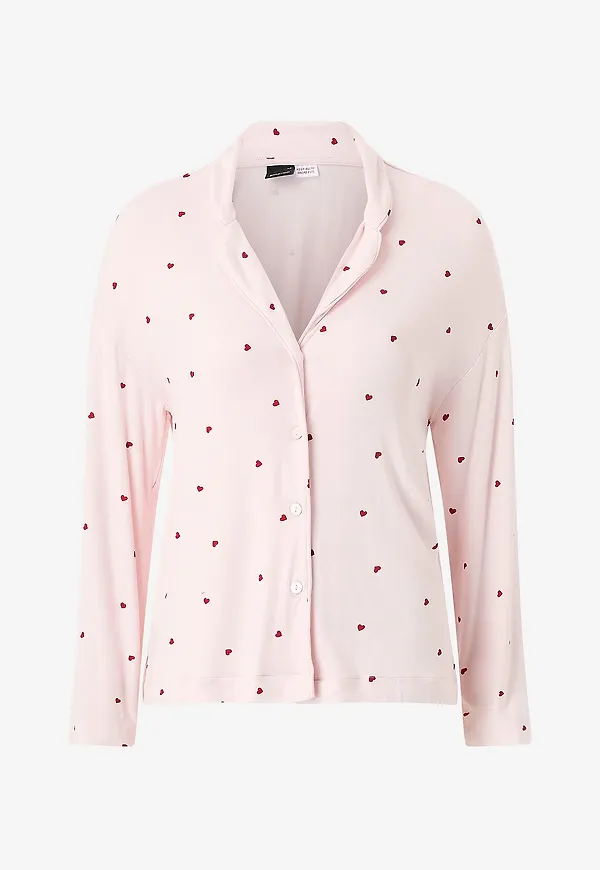 Gina Tricot - Pyjamasskjorta Soft - Rosa