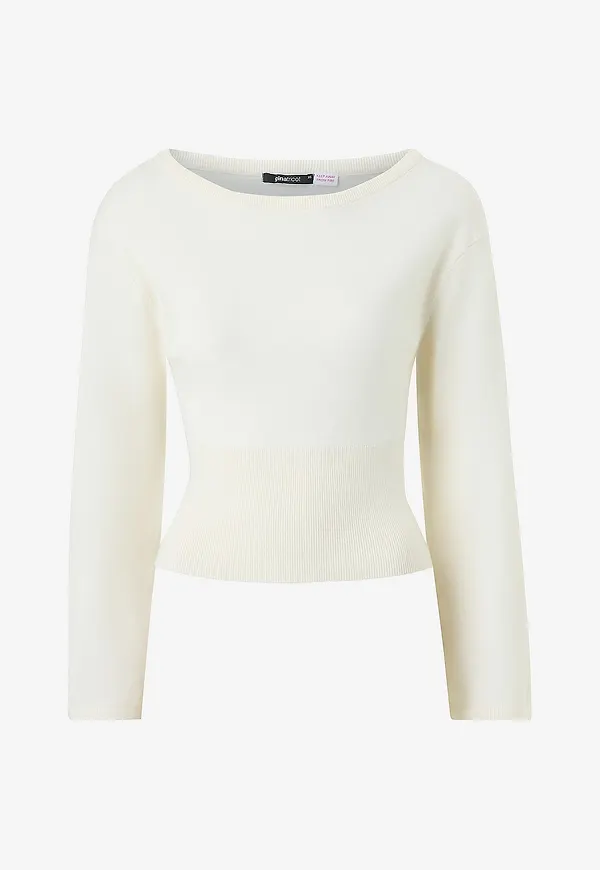 Gina Tricot - Pyjamastopp Knitted loungewear top - Vit
