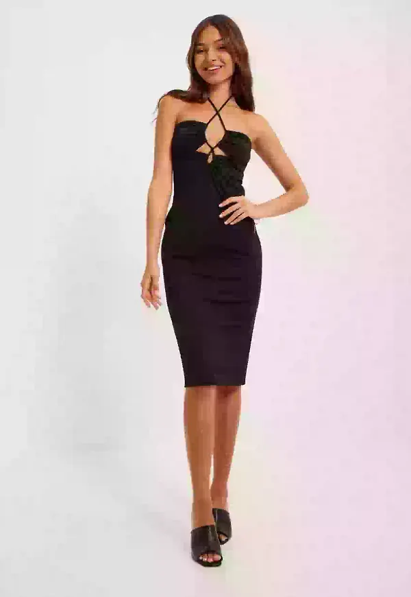 Gina Tricot Sahara dress Sommarklänningar Black