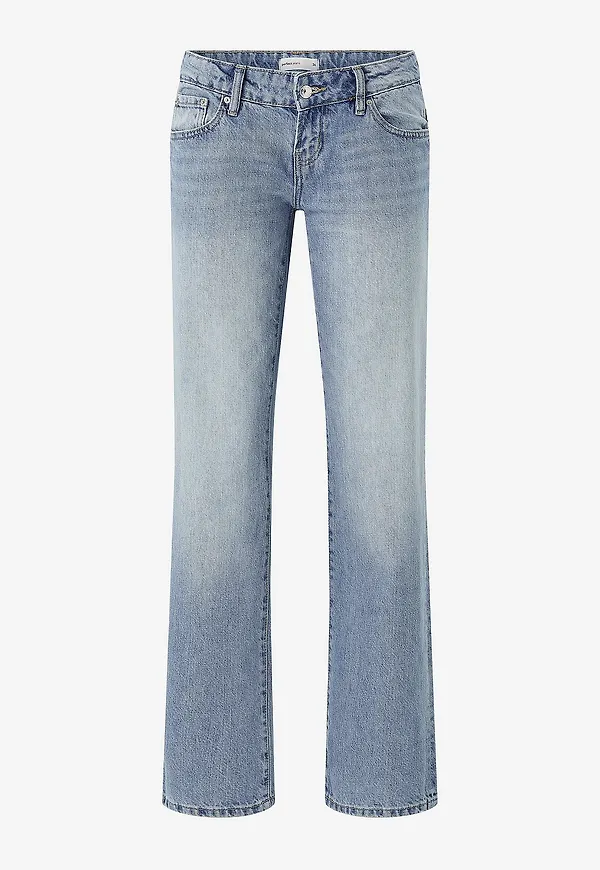 Gina Tricot - Scandi Low Straight - Blå