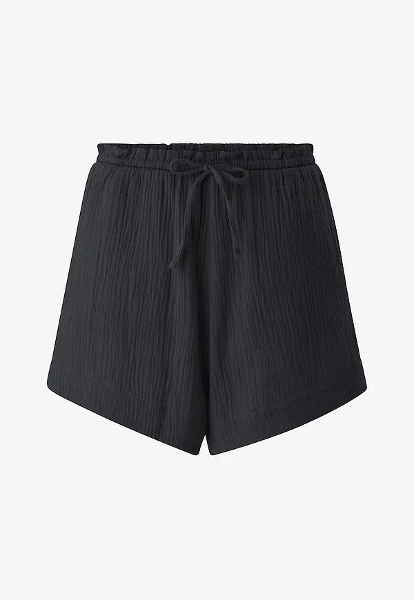Gina Tricot - Shorts Gauze - Svart
