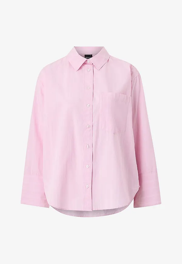 Gina Tricot - Skjorta Poplin - Rosa