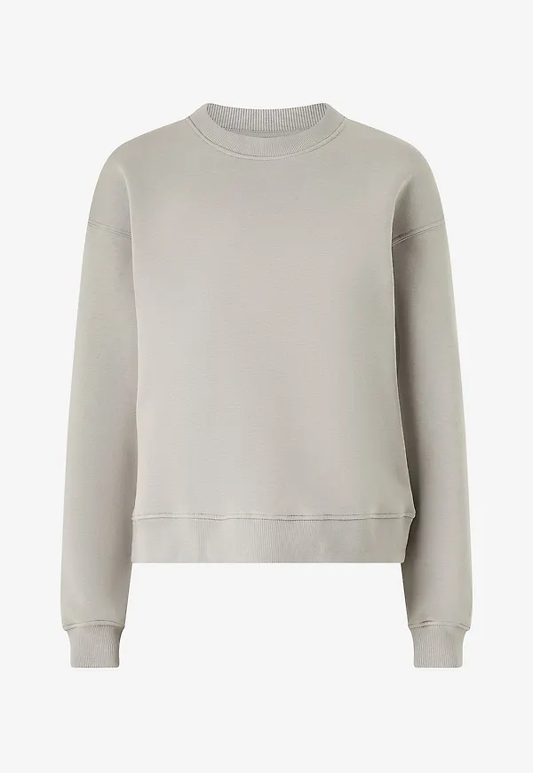 Gina Tricot - Sweatshirt Basic Sweater - Grå
