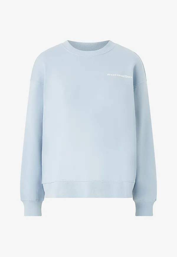 Gina Tricot - Sweatshirt Embroidery Sweater - Blå