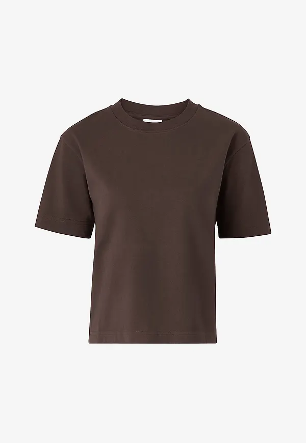 Gina Tricot - T-shirt Basic Tee - Brun
