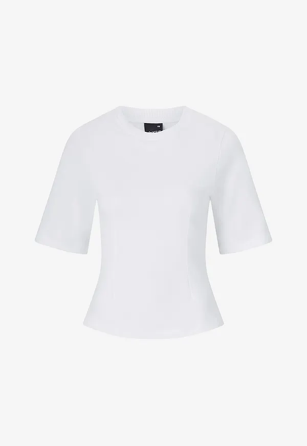 Gina Tricot - T-shirt Fitted Tee - Vit