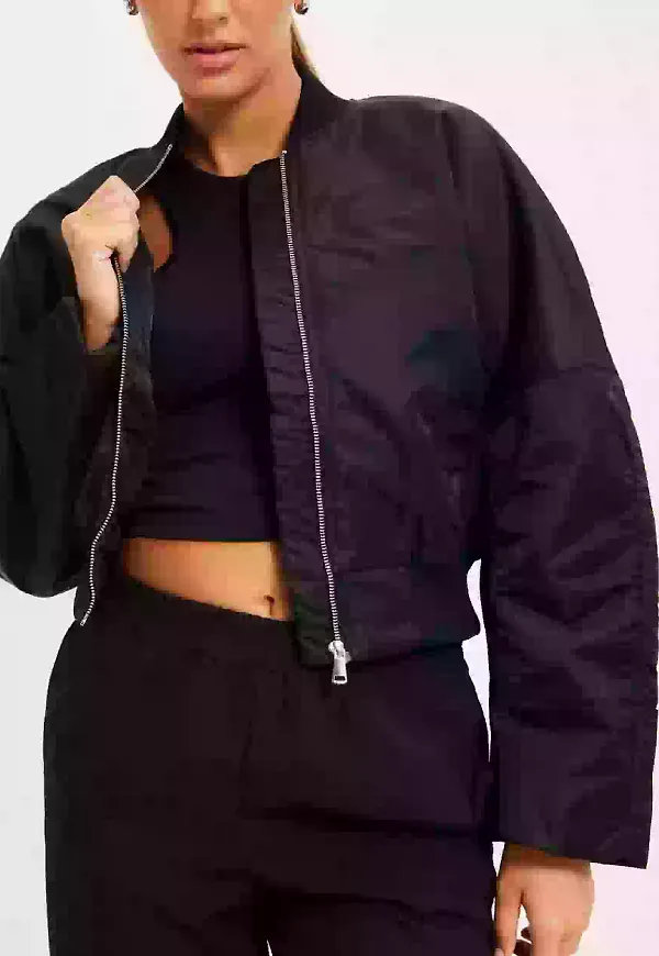 Gina Tricot Tilda bomber jacket Bomberjackor Black