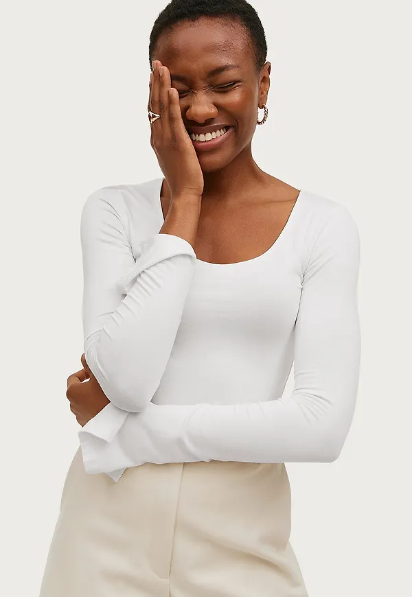 Gina Tricot - Topp Agnes Top - Vit