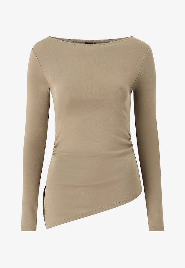 Gina Tricot - Topp Asymmetric top - Beige