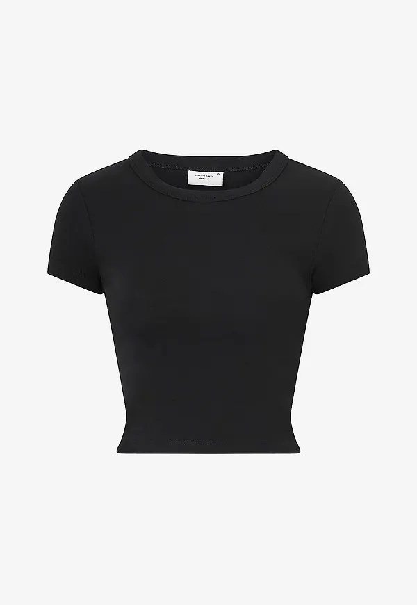Gina Tricot - Topp Basic Tight Top - Svart